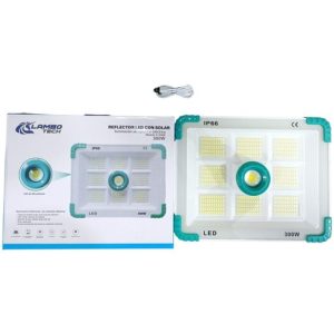 REFLECTOR LED SOLAR IP66 LAMBO TECH C-25126 300w 10u｜IP66 太阳能 LED 反射器 LAMBO TECH C-25126 300W（10件）