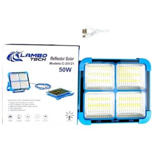 REFLECTOR LED SOLAR LAMBO TECH C-25121 50w 30u｜LAMBO TECH C-25121 50W 太阳能 LED 泛光灯（30件）