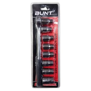 JUEGO LLAVE DE TUBO 1/2 HONG TUO x9pcs 36u｜HONG TUO 1/2英寸套筒扳手套装 x9 件（36件）