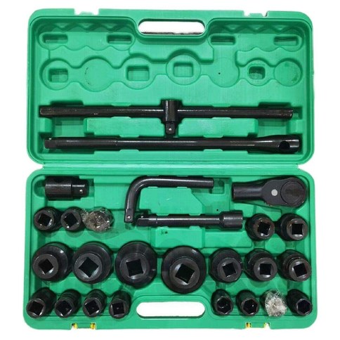 JUEGO TUBOS ALTO IMPACTO CAMIONERO 3/4 x26pcs 1u｜高强度卡车套筒组 3/4英寸 x 26件（1件）