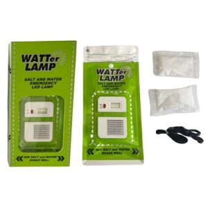 LUZ DE EMERGENCIA PORTATIL a BASE DE AGUA y SAL WATTER LAMP 160u｜便携式水/盐水应急灯（160件）