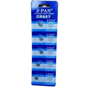 PILA BOTON J.PAN CR927 x5pcs 1000u｜J.PAN CR927 纽扣电池 x5 节（1000件）