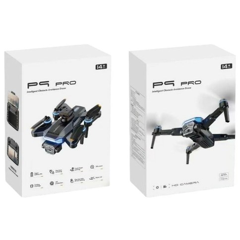 DRONE P9 PRO CAMARA DUAL LUZ LED EVITA OBSTACULOS CONTROL REMOTO VISOR 24u｜P9 Pro 无人机，配备双摄像头、LED 灯、避障功能、遥控器和显示屏（24件）