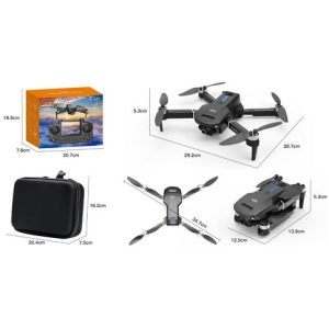 DRON E77Air CAMARA DUAL 4K EVITA OBSTACULOS CONTROL REMOTO c/VISOR 36u｜E77 空中无人机，配备 4K 双摄像头、避障功能、遥控器和显示屏（36件）