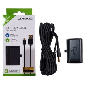 BATERIA RECARGABLE p/JOYSTICK XBOX SERIES S/X DOBE 1200mAh c/CABLES 120u｜DOBE 1200mAh Xbox Series S/X 手柄充电电池（含线缆）（120件）