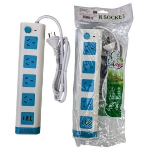 ZAPATILLA ALARGUE LT-25AL31 4 TOMAS + 2 USB + 1 TipoC 2m 70u｜延长线 LT-25AL31 4个插座 + 2个USB接口 + 1个Type-C接口 2米（70件）