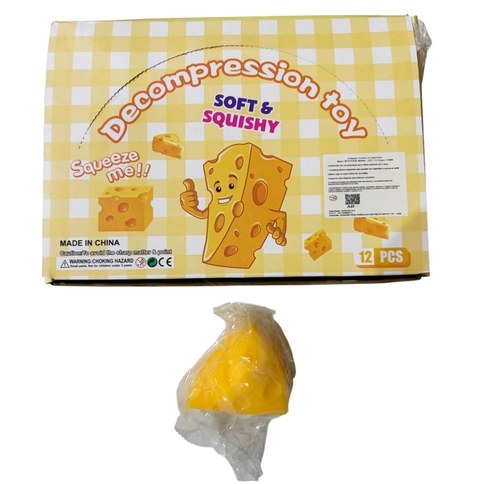 SQUISHY QUESO TRIANGULAR 8cm 288u｜三角形奶酪软萌玩具（8厘米）（288件）