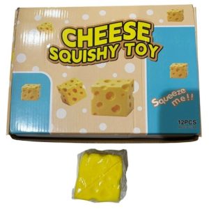 SQUISHY QUESO 5x5cm 360u｜奶酪软萌玩具（5x5厘米）（360件）