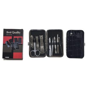 SET MANICURA PEDICURA c/ESTUCHE x9pcs 240u｜美甲美足套装（含收纳盒，9 件套）（240件）