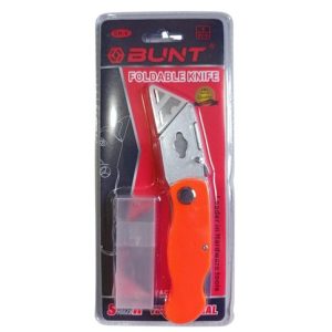 TRINCHETA PLEGABLE BUNT c/REPUESTO naranja 240u｜BUNT 折叠式多用途刀，配橙色替换刀头（240件）