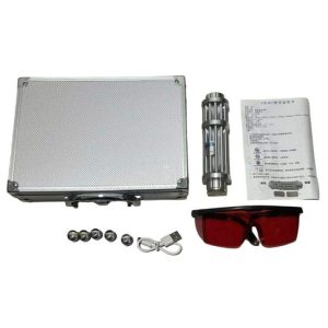 PUNTERO LASER 017 LUZ AZUL ULTRA POTENTE RECARGABLE en MALETIN 20u｜017超强蓝色可充电激光笔（带便携包）（20件）