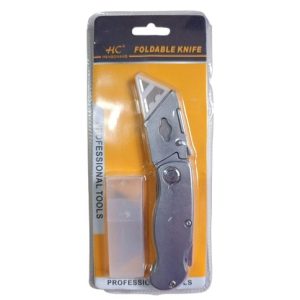TRINCHETA PLEGABLE BUNT c/REPUESTO ALUMINIO 240u｜BUNT折叠式多用途刀（带铝制替换刀片）（240件）