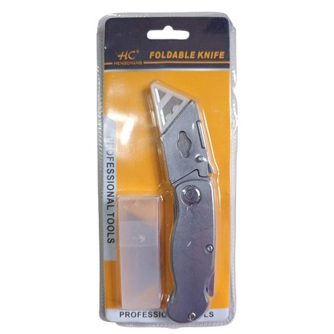 TRINCHETA PLEGABLE BUNT c/REPUESTO ALUMINIO 240u｜BUNT折叠式多用途刀（带铝制替换刀片）（240件）