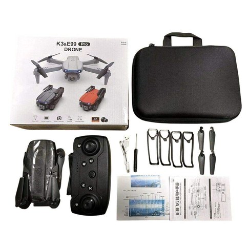 DRON K3&E99 PRO negro 36u｜K3&E99 PRO 无人机，黑色（36件）