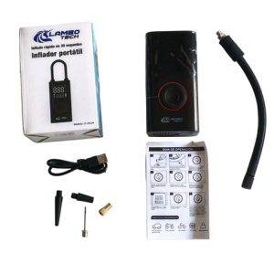 INFLADOR PORTATIL COMPRESOR DE AIRE LAMBO TECH LT-25104 40u｜Lambo Tech LT-25104 便携式空气压缩机（40件）