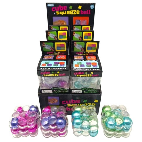 SQUISHY CUBO BURBUJA 144u｜泡泡方块软萌玩具（144件）
