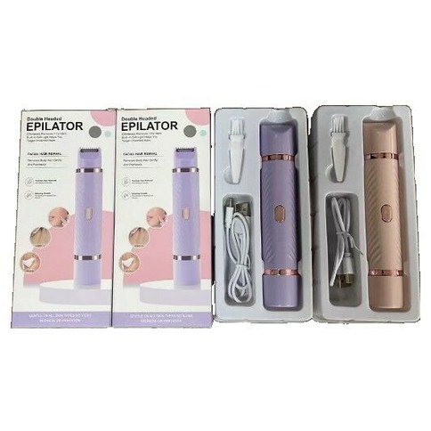 DEPILADORA 2en1 FACIAL CORPORAL BIKINI SC-668 RECARGABLE 160u｜SC-668 可充电二合一面部、身体和比基尼脱毛器（160件）