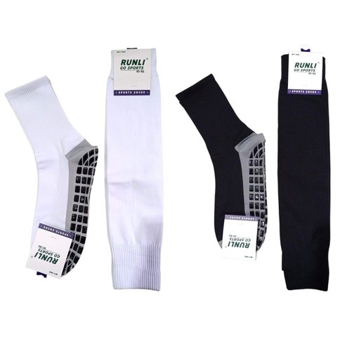 MEDIA PANTORRILLERA DEPORTIVA FUTBOL ANTIDESLIZANTE TALLE MUJER 39-42 HOMBRE 42-46 300u｜足球小腿套，防滑，女款 39-42 码，男款 42-46 码（300件）