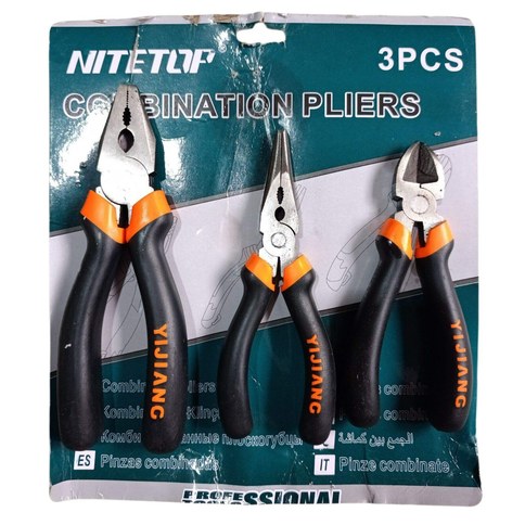 JUEGO DE PINZAS ALICATES x3pcs 40u｜钳子套装 x3件（40件）