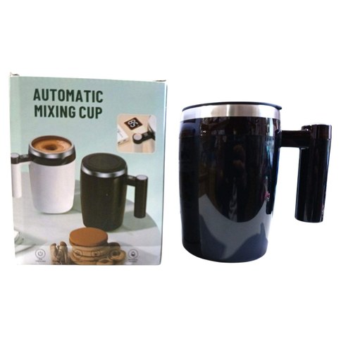 TAZA MEZCLADORA DE CAFE AUTOMATICA TERMICA MAGNETICA 380ml RECARGABLE 60u｜可充电磁吸式自动保温咖啡搅拌杯 380ml（60件）