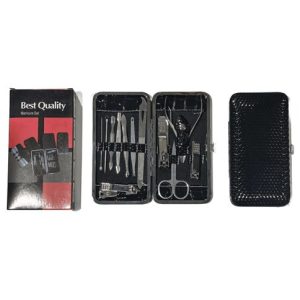 SET MANICURA PEDICURA c/ESTUCHE x12pcs 120u｜美甲美足套装（含收纳盒）x12件（120件）