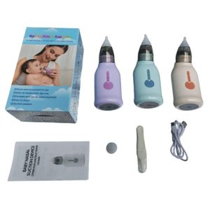 ASPIRADORA NASAL ELECTRICO p/BEBES HX500 SACA MOCOS RECARGABLE 80u｜电动鼻腔喷雾婴儿专用吸尘器 HX500 可吸除鼻涕 可替换吸嘴（80件）
