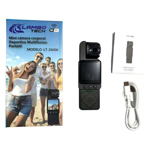 VIDEOCAMARA DEPORTIVA PORTATIL LAMBO TECH LT-26006 128u｜LAMBO TECH LT-26006 便携式运动相机（128件）