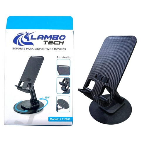 SOPORTE p/CELULAR 360°LAMBO TECH LT-2600 200u｜LAMBO TECH LT-2600 360° 手机支架（200件）