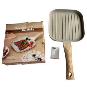 SARTEN CON GRILL  MORNNING OMELETS 18.5x36cm ANTIADHERENTE 20u｜Morning 煎蛋锅（18.5x36 厘米）不粘锅（20件）