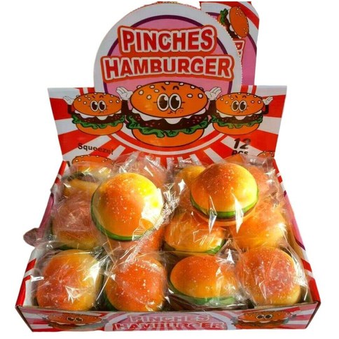 SQUISHY HAMBURGUESA 288u｜汉堡造型慢回弹玩具（288件）