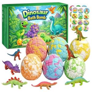 BOMBA DE BAÑO EFERVECENTE HUEVO DE DINOSAURIO 240u｜恐龙蛋造型浴球（240件）