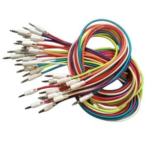 CABLE DE AUDIO 1m en BOLSA 1000u｜1米音频线（含包装），1000根（1000件）