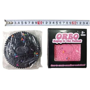 SQUISHY OREO 10cm 8negro 4rosa 144u｜奥利奥造型慢回弹玩具 10厘米 8个黑色 4个粉色（144件）