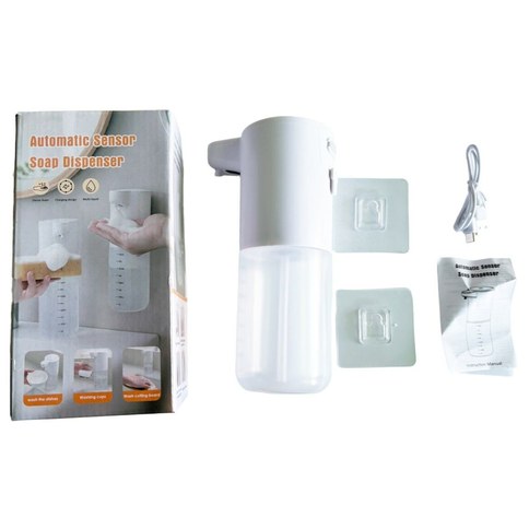 DISPENSADOR DE JABON  RECARGABLEAUTOMATICO 60u｜自动可填充皂液器（60件）