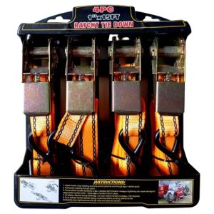 a23-image718 SET CINTA DE AMARRE CON TRINQUETE p/VEHICULO 10m x4pcs 12u|棘轮式车辆捆绑带套装 10m x 4 件(12件)