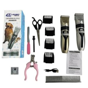 KIT CORTAPELO p/MASCOTAS LAMBO TECH LT-25C01 70u｜Lambo Tech LT-25C01型宠物美容套装（70件）