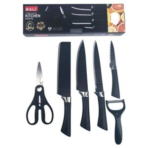 JUEGO DE 4 CUCHILLOS PELADOR y TIJERA BALI ER-0238A 100u｜Bali ER-0238A型四件套削皮器和剪刀套装（100件）