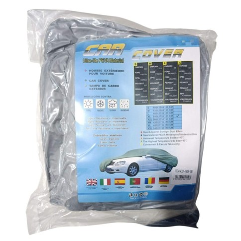 FUNDA IMPERMEABLE PARA AUTO M-XXL 30u｜防水车罩 M-XXL 30个单位（30件）