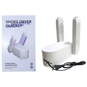 SECADOR ESTERILIZADOR ELECTRICO DE CALZADO LUZ UV 220v 16.5x9.1x27cm 30u｜紫外线电动鞋烘干/消毒器 220V 16.5x9.1x27cm（30件）