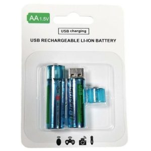 PILA AA USB RECARGABLE 200u｜USB 可充电 AA 电池 200节（200件）