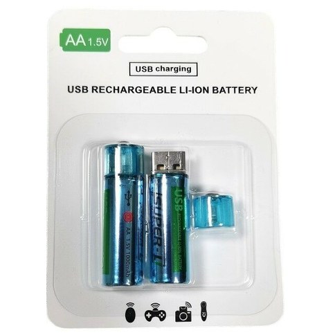 PILA AA USB RECARGABLE 200u｜USB 可充电 AA 电池 200节（200件）