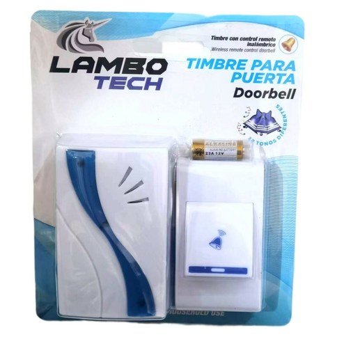 TIMBRE CON ENCHUFE INALAMBRICA LAMBO TECH 200u｜LAMBO TECH 无线门铃（带插头）（200件）