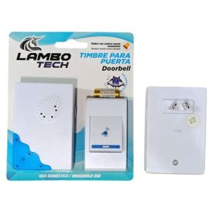 TIMBRE CON ENCHUFE INALAMBRICA LAMBO TECH 200u｜LAMBO TECH无线门铃（带插头）（200件）
