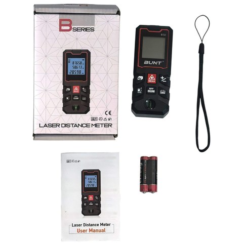 MEDIDOR DE DISTANCIA LASER BUNT 50m 100u｜Bunt 50米激光测距仪（100件）
