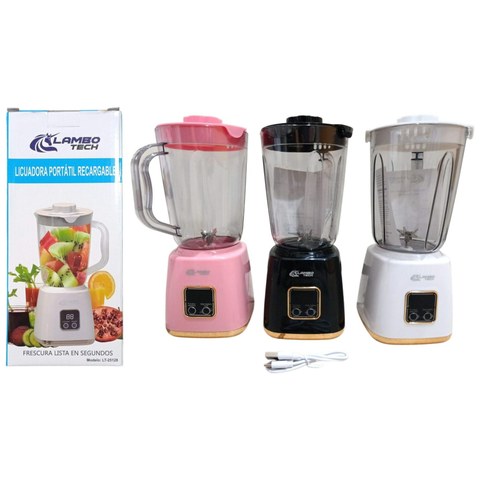 LICUADORA ROMPEHIELO PORTATIL RECARGABLE 600ml HP-158 LAMBO TECH LT-25128 40u｜LAMBO TECH HP-158 LT-25128 可充电便携式破冰器 600毫升（40件）