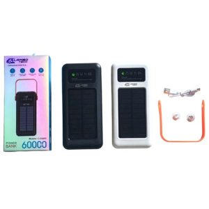CARGADOR PORTATIL SOLAR POWER BANK LAMBO TECH C-CQ905 60000mAh 25negro 15blanco 40u｜LAMBO TECH C-CQ905 60000mAh 移动电源，黑色25个，白色15个，共（40件）