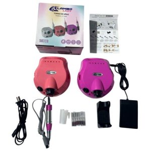 TORNO DE UÑAS LAMBO LADY LT-2489 220v 8rosa 4fucsia 12u｜LAMBO LADY 指甲车 LT-2489，220伏，8个粉色，4个紫红色（12件）