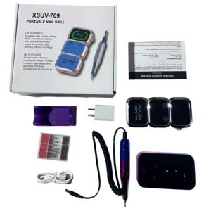 TORNO DE UÑAS TORNASOLADO PORTATIL XSUV-709 220v 24u｜便携式炫彩美甲钻 XSUV-709 220V（24件）
