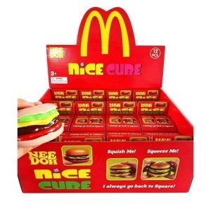 SQUISHY HAMBURGUESA 144u｜汉堡造型软胶玩具（144件）