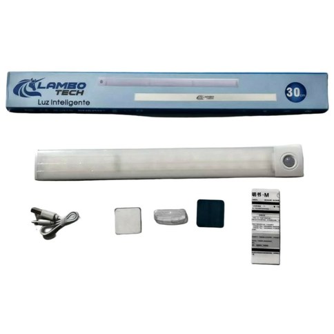 BARRA LUZ INTELIGENTE CON SENSOR 30cm RECARGABLE USB LAMBO TECH C-K1125 100u｜带传感器的智能灯条，30 厘米，USB 可充电，LAMBO TECH科技 C-K1125（100件）